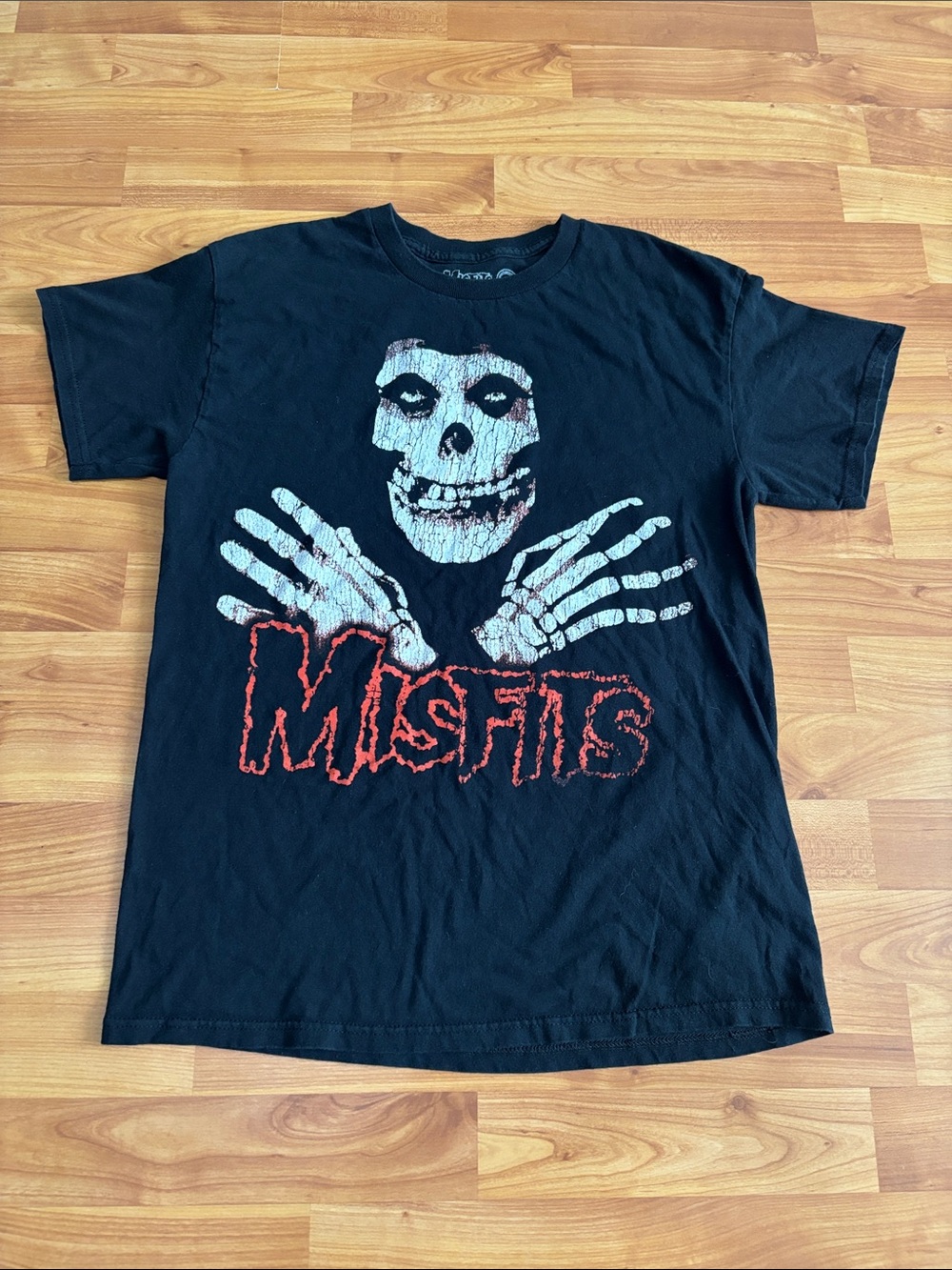 Misfits Logo Short Sleeve Tee in Black